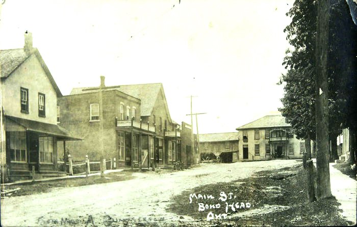 Main Street Bond Head circa 1880