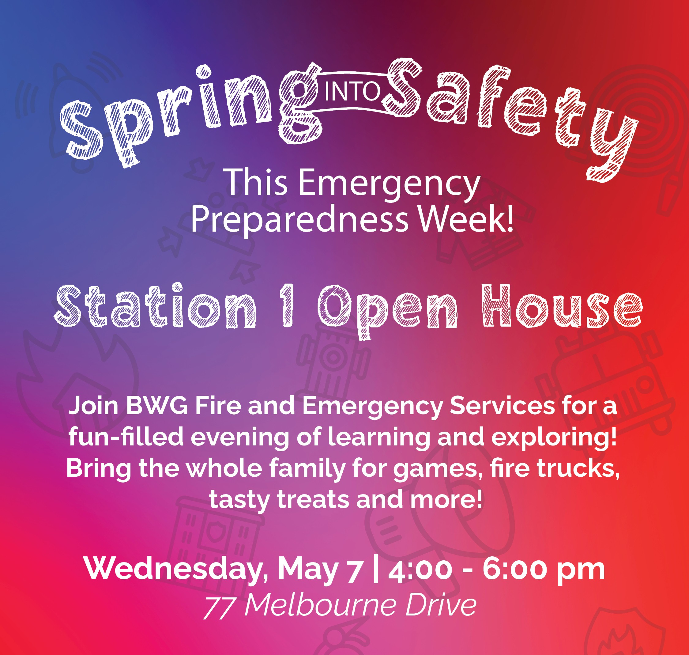 Instagram graphic promoting Station 1 open house event on May 7th, 2025