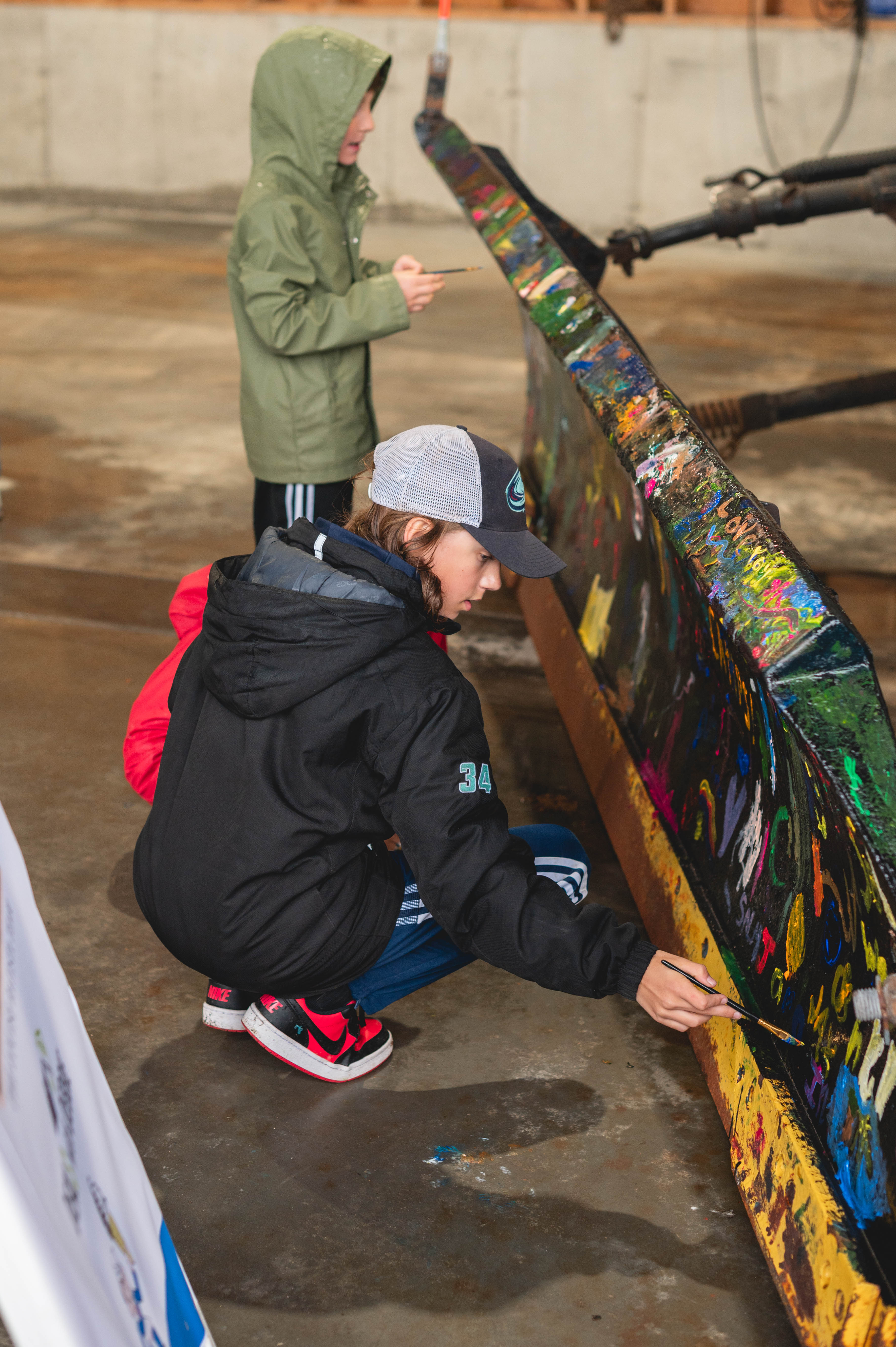 picture of child on truck