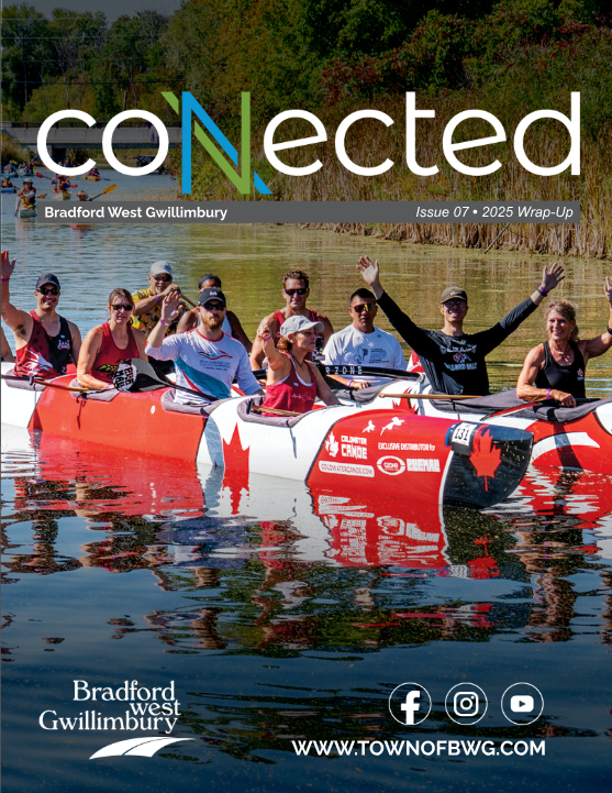 Connected 2025 Wrap-Up cover photo featuring people at the 2025 Holland Marsh Centennial Flotilla event