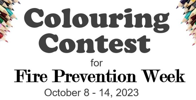 Fire Prevention Week 2023 Colour Contest Graphic