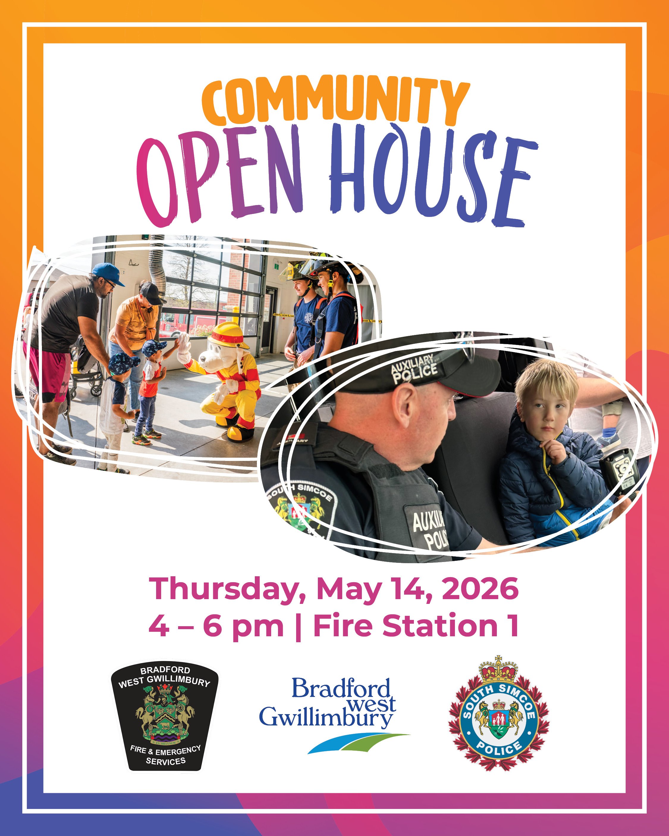 Instagram graphic promoting Station 1 open house event on May 14, 2026
