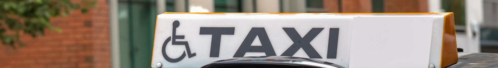 Accessible taxi sign