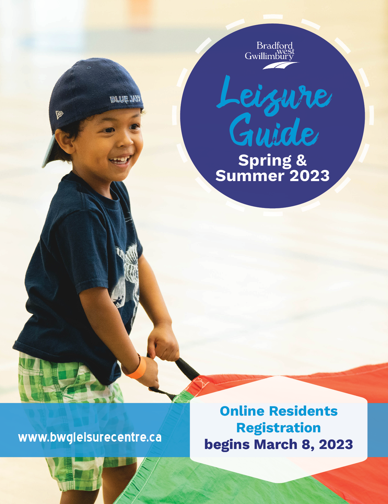 cover page of spring & summer leisure guide