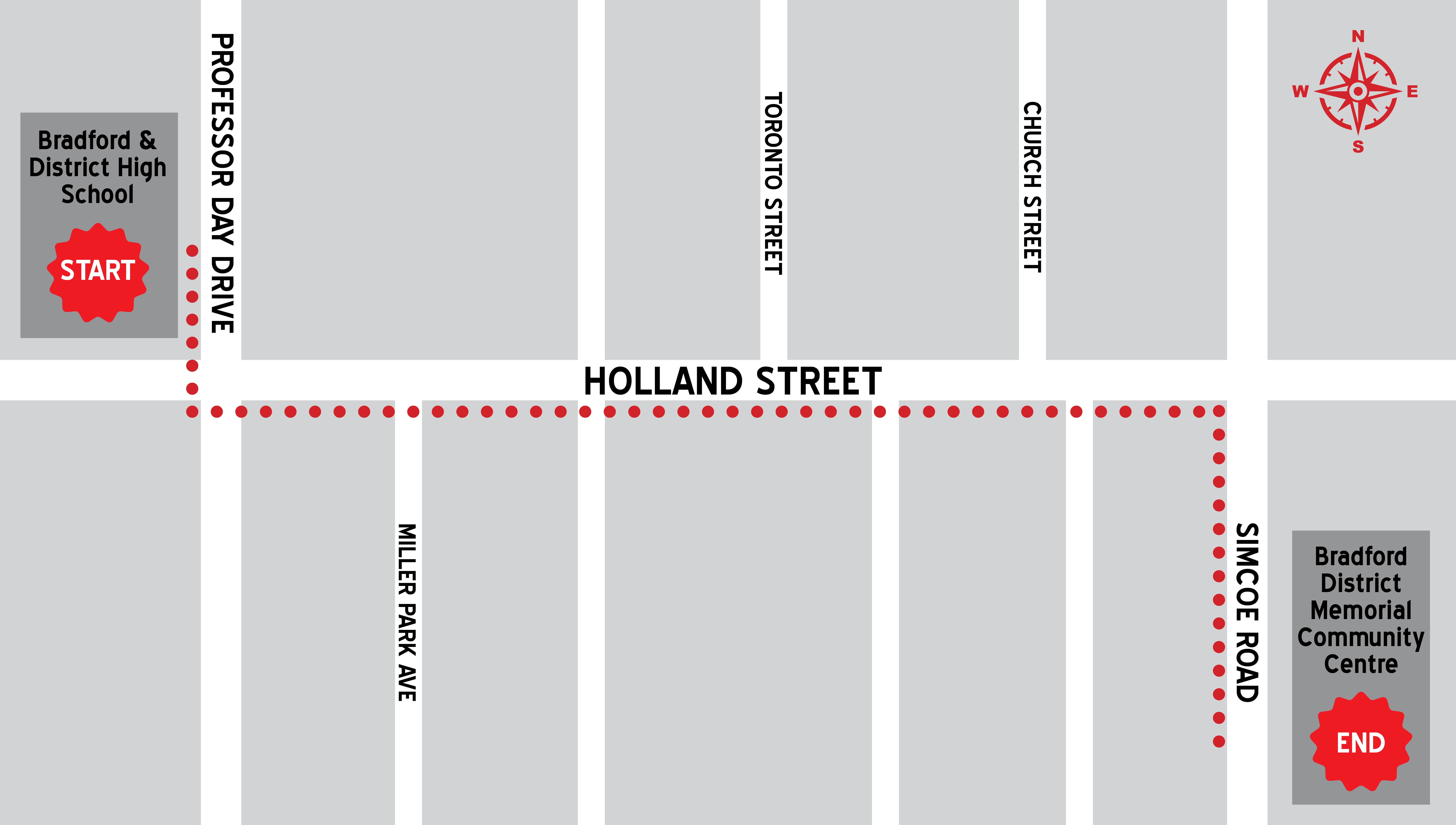 Santa Claus Parade Route