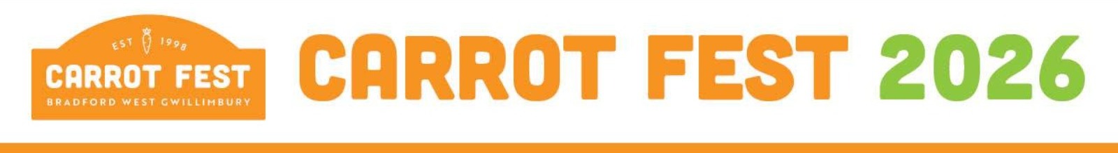 Carrot Fest event banner reading "Carrot Fest 2025" and event logo on the left
