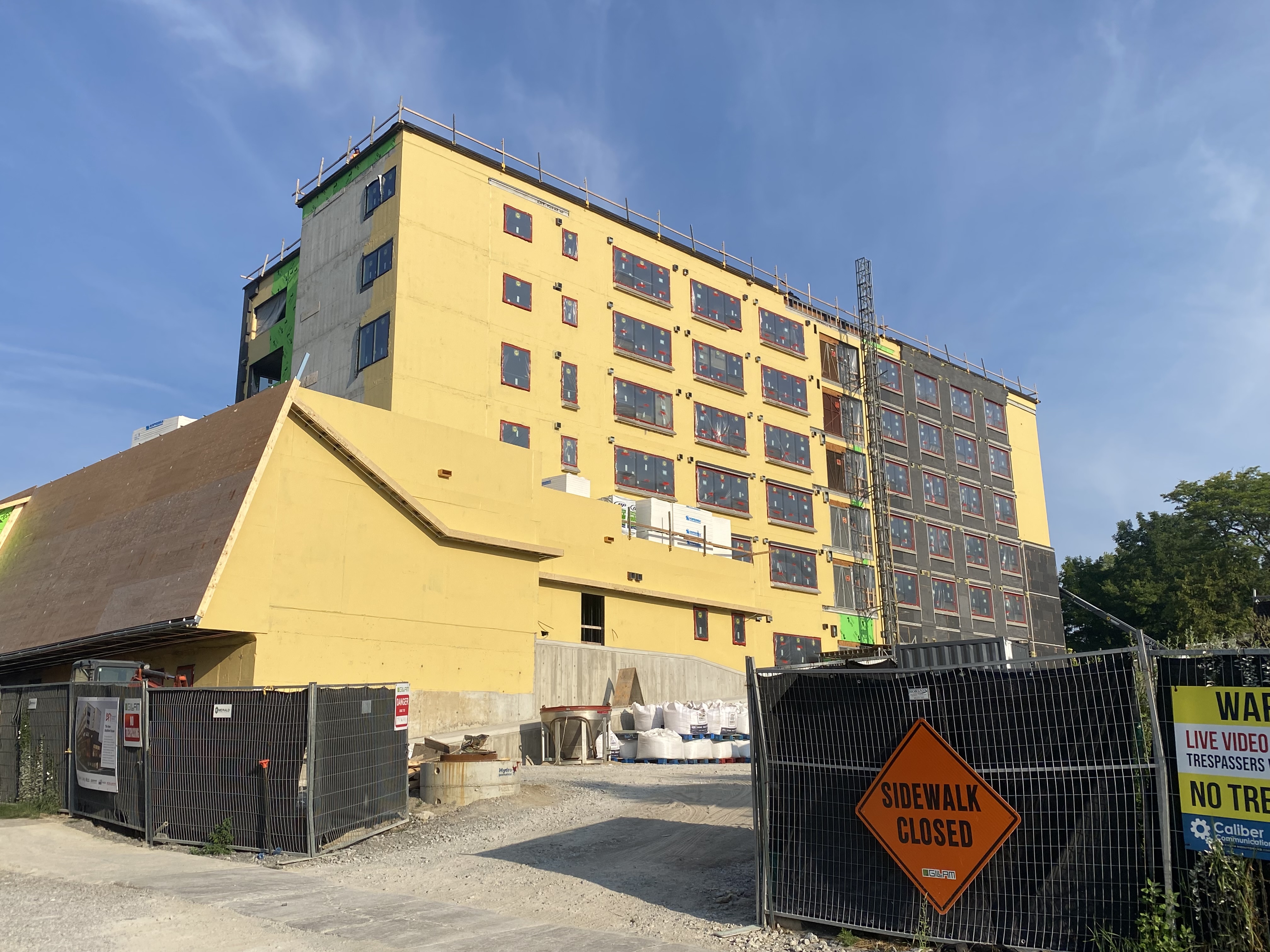 Loft Building under construction in BWG