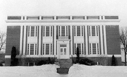 Exterior of the old Bradford High School