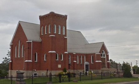 Exterior of St. Paul's Anglican Church in Bradford
