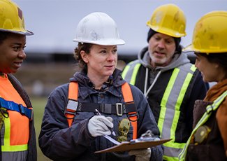 two construction workers