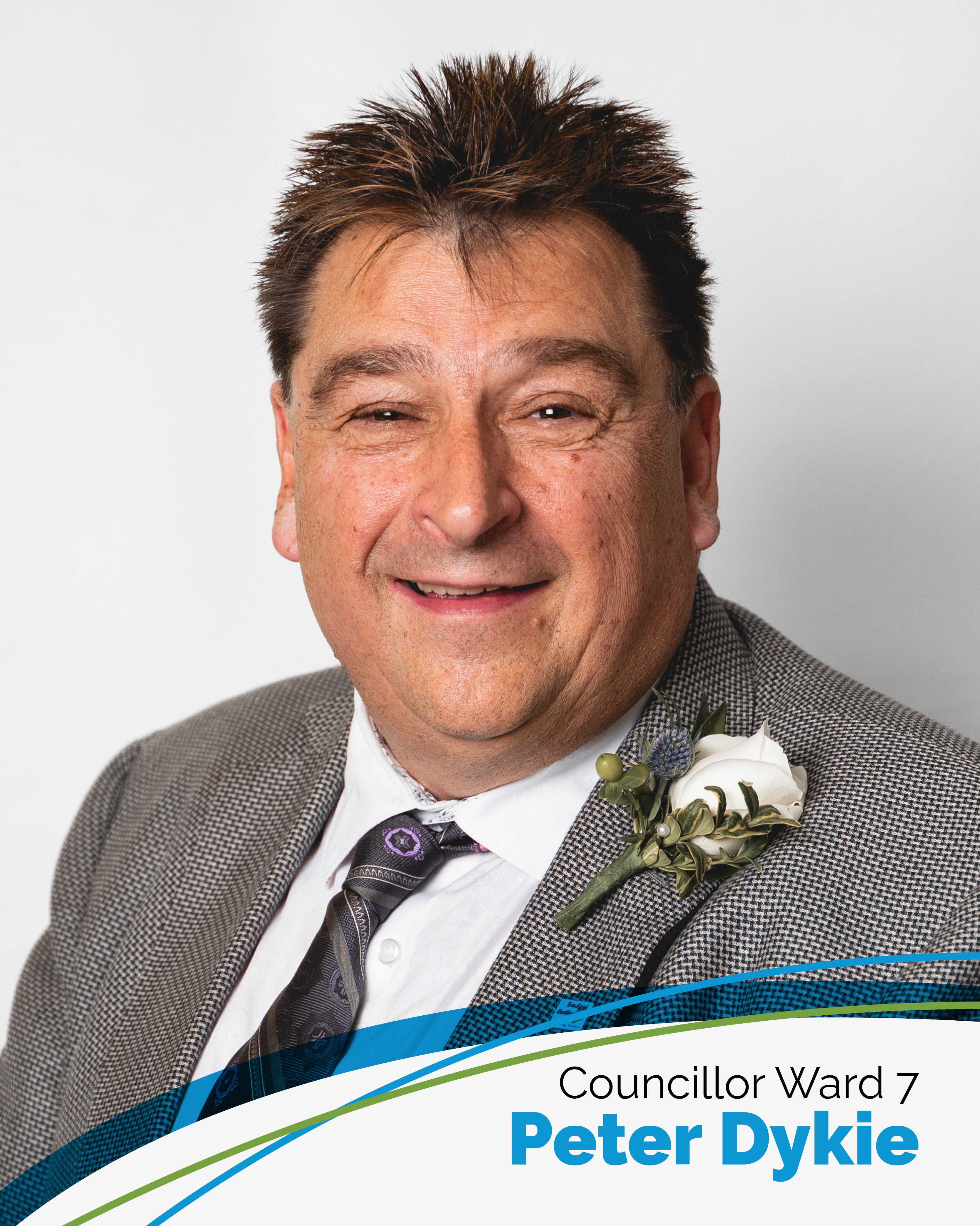 Town of BWG Ward 7 Councillor, Peter Dykie