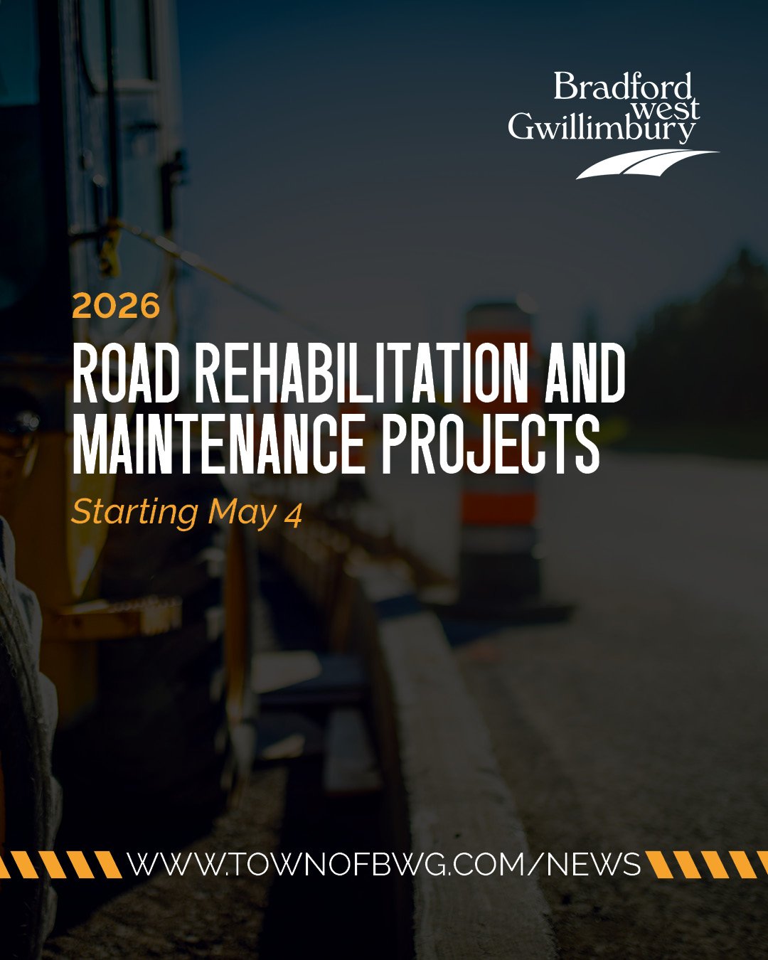 road maintenance and rehabilitation starting may 4