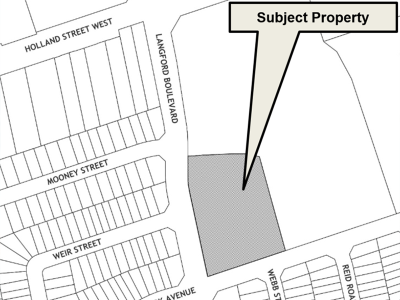 Map illustrating subject project