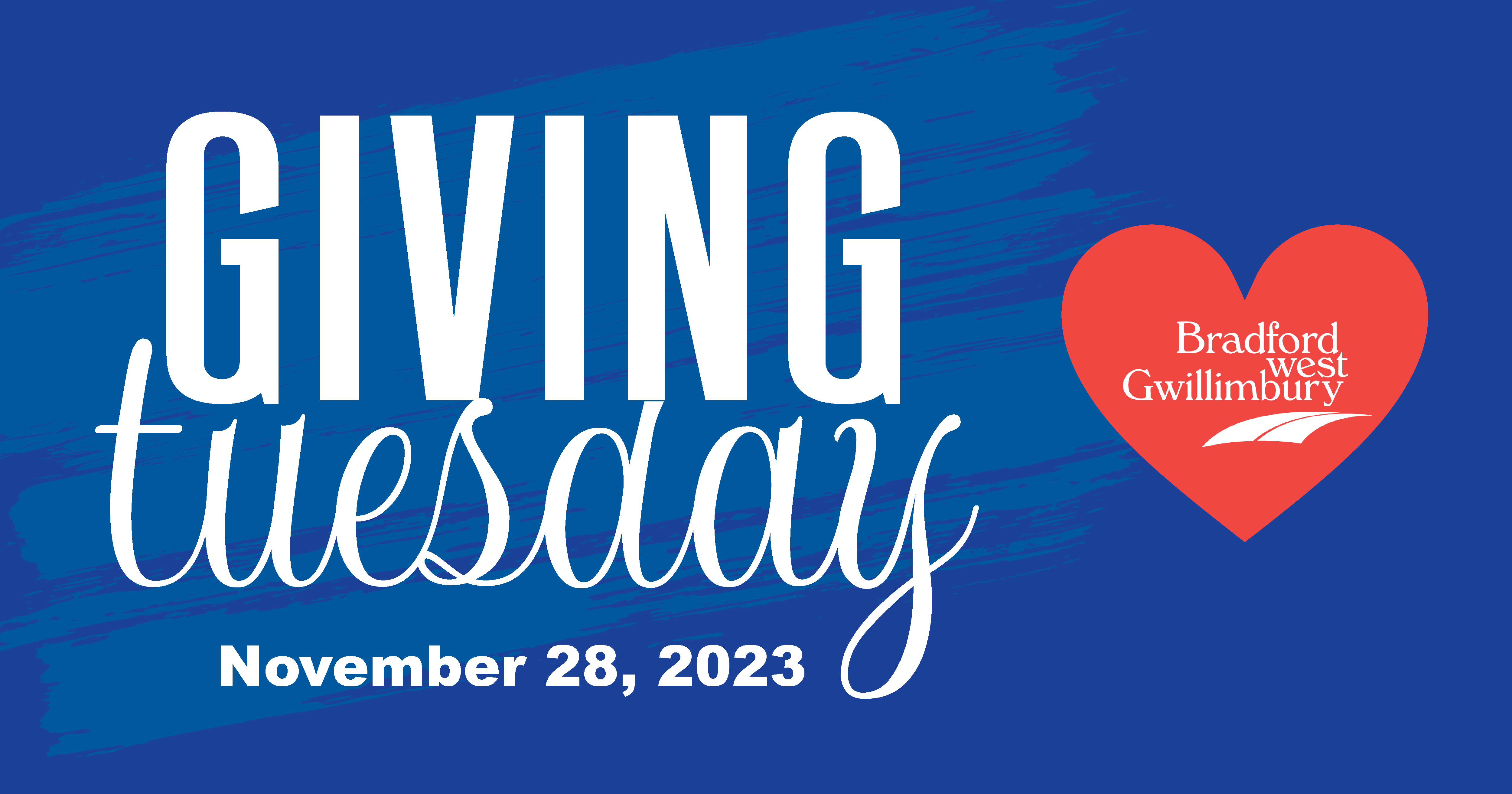 Graphic that reads "Giving Tuesday November 28, 2023"
