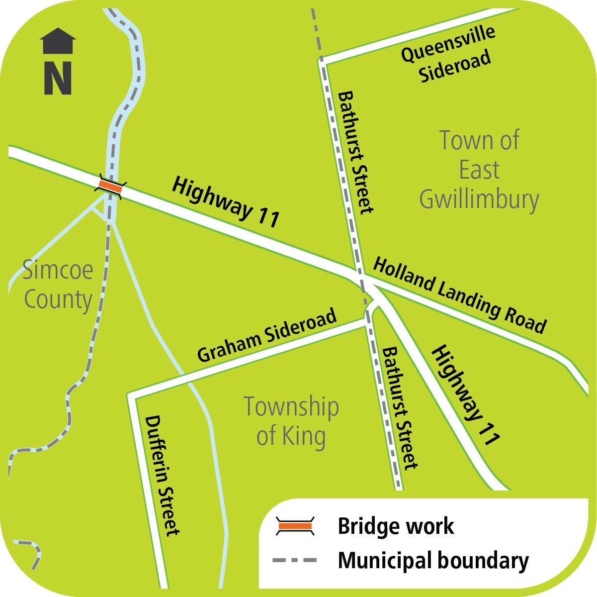 Notice of Construction Highway 11 Township of King