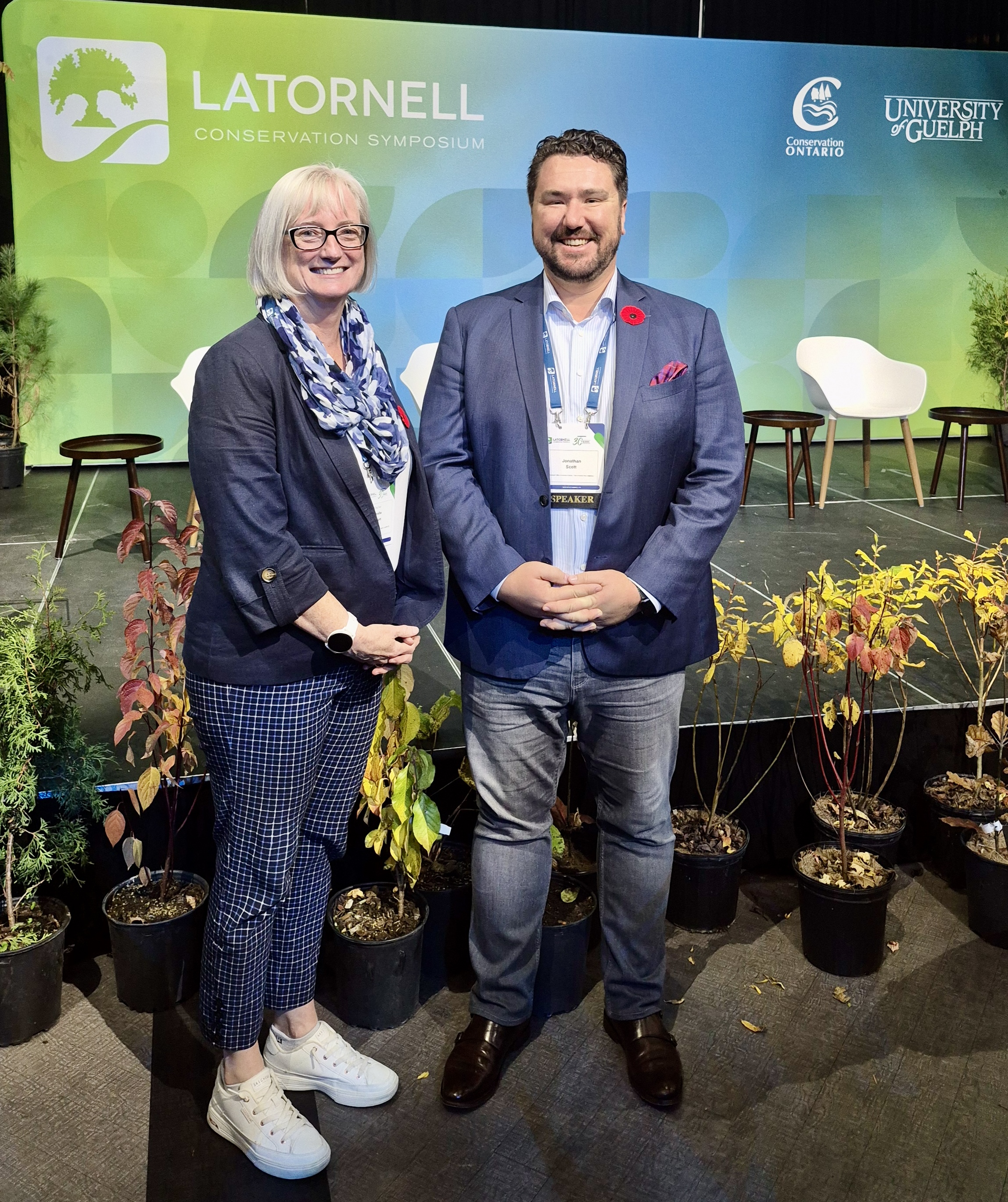 councillor scott at the presentation