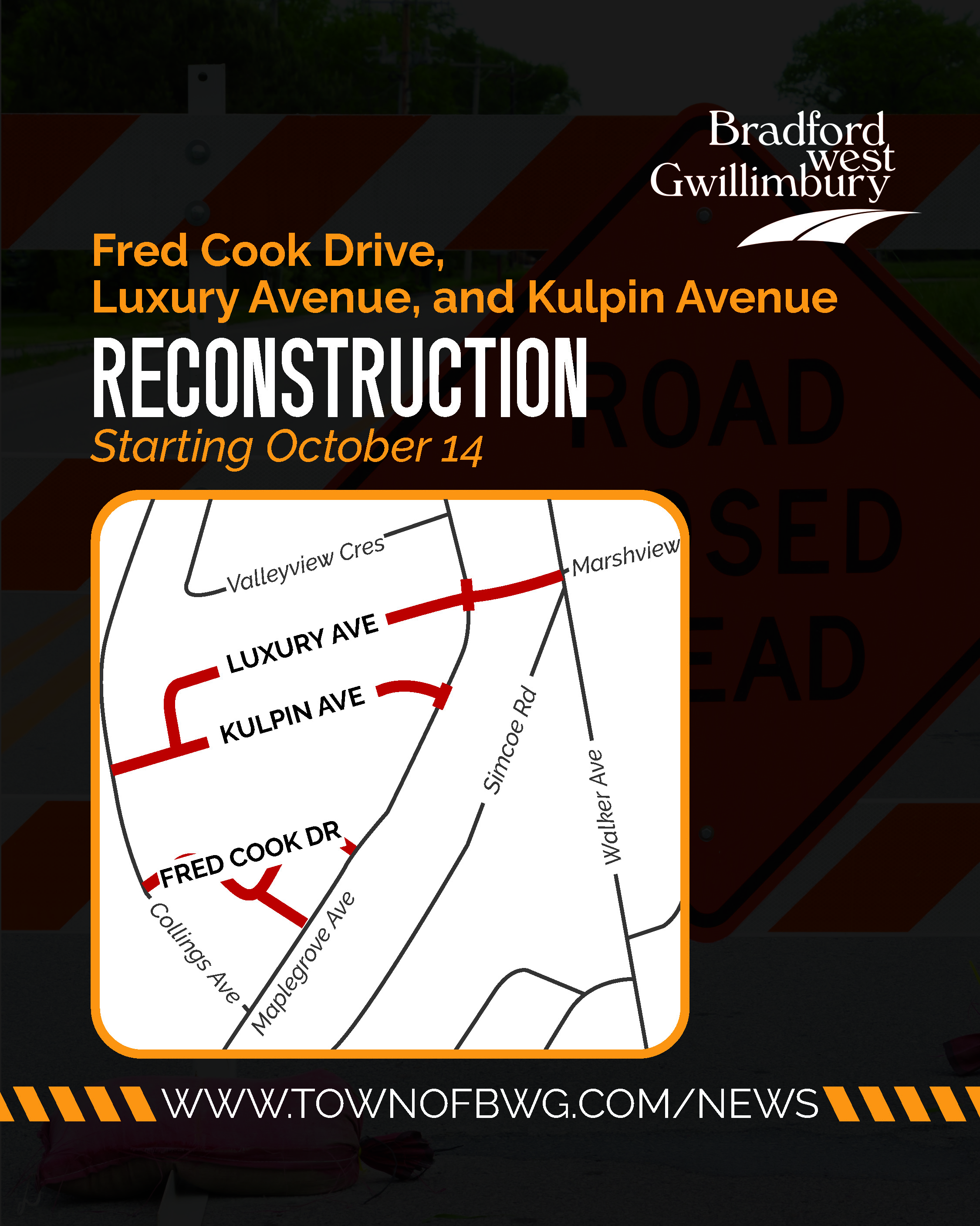 construction work area reconstruction work area