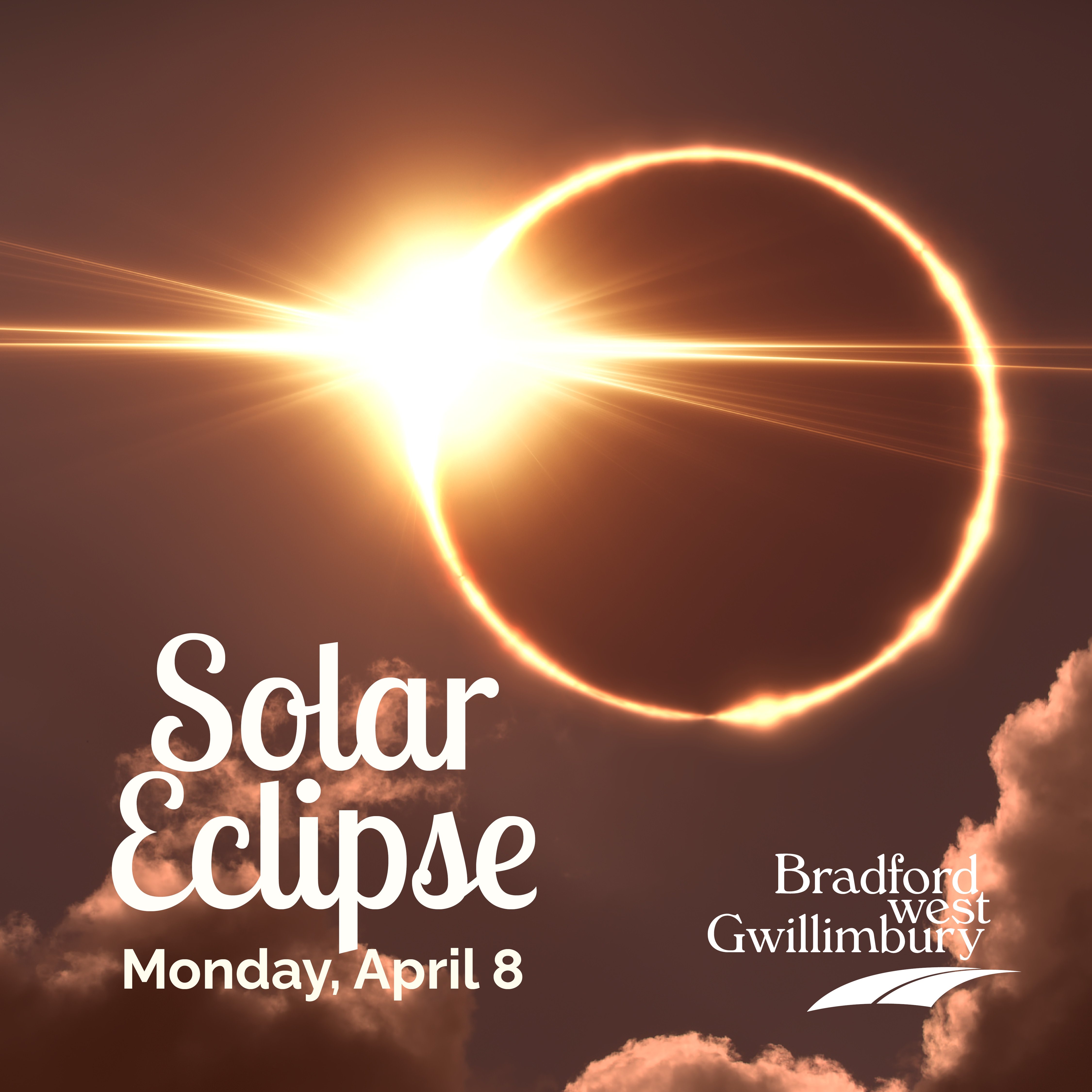Solar Eclipse April 8, 2024 graphic