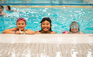 Children at the Leisure Centre pool