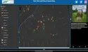 Screenshot of the interactive trails map in BWG