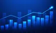 Business growth and earning and profit performance concept 