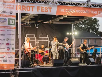 band on stage
