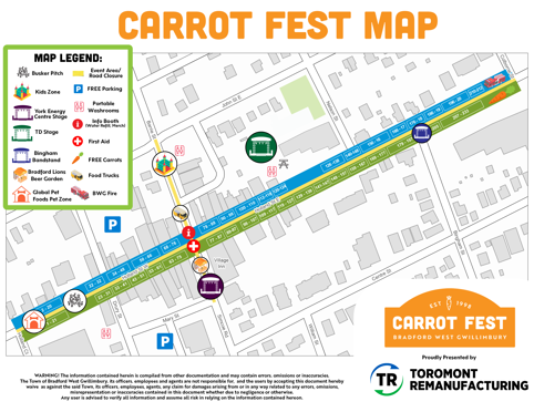 Carrot Fest 2026 site map