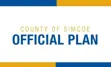 Snapshot of cover of County Official plan cover page